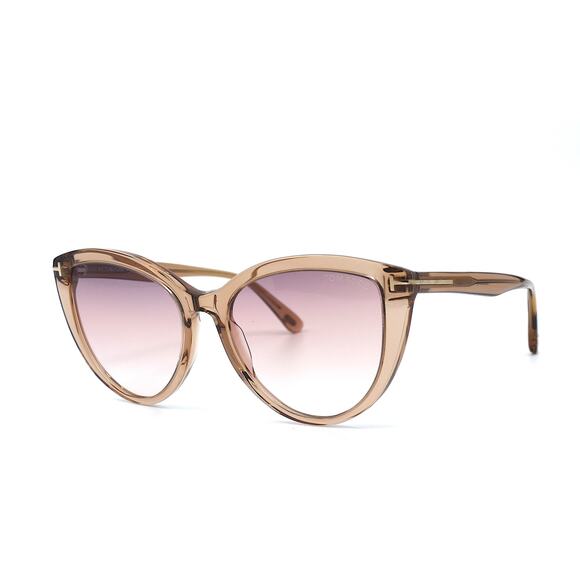 TOM FORD ISABELLA-0 TF915 45G PEACH PINK GRADIENT AUTHENTIC SUNGLASSES - Picture 3 of 14